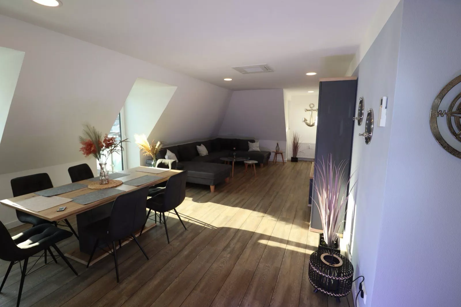 Wohnzimmer einer vermieteten Ferienwohnung